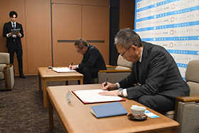 「かかみがはら安心ねっとわーく」協定を締結