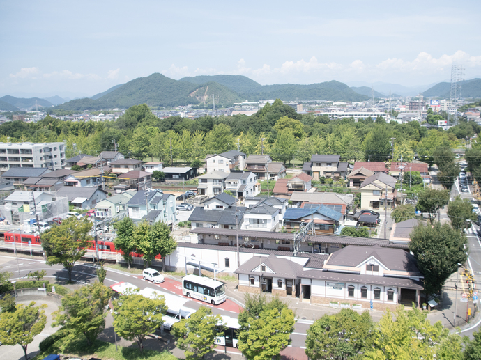 市のまちなみ