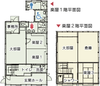 楽屋の図面