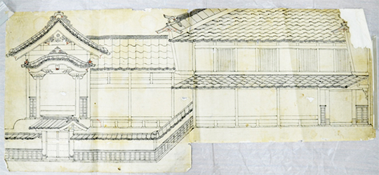 鵜沼宿本陣絵図の画像