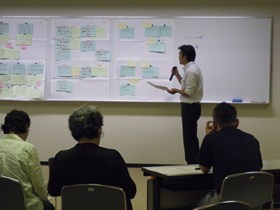 3班の発表の様子
