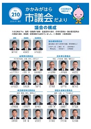 市議会だより210号表面