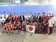 アジア競技大会「さくらジャパン」金メダル獲得の写真