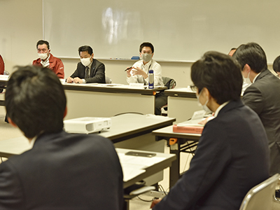 災害ボランティア連絡会議のようす