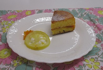 写真：人参チーズケーキ