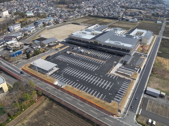 かかみがはら支援学校空撮（3月25日）