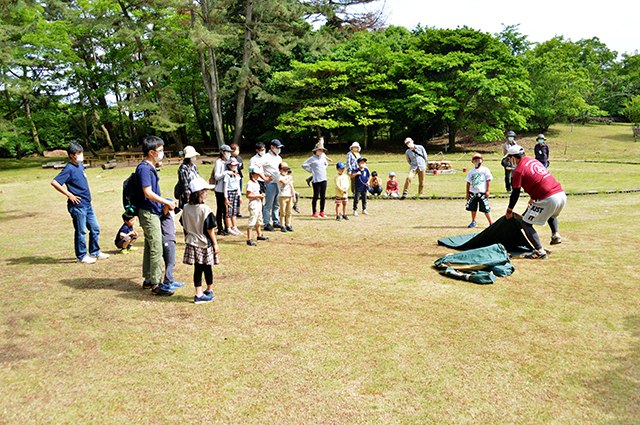 「親子で楽しもう！プチアウトドアに挑戦！」の写真