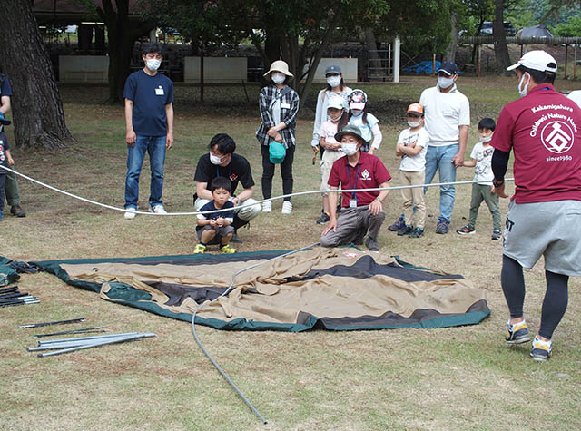 「親子で楽しもう！プチアウトドアに挑戦！」の写真