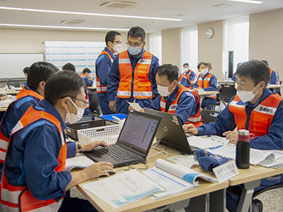 市災害対策本部訓練の様子