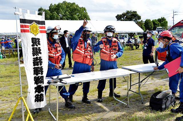 「総合防災訓練」の写真