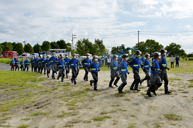 「総合防災訓練」の写真