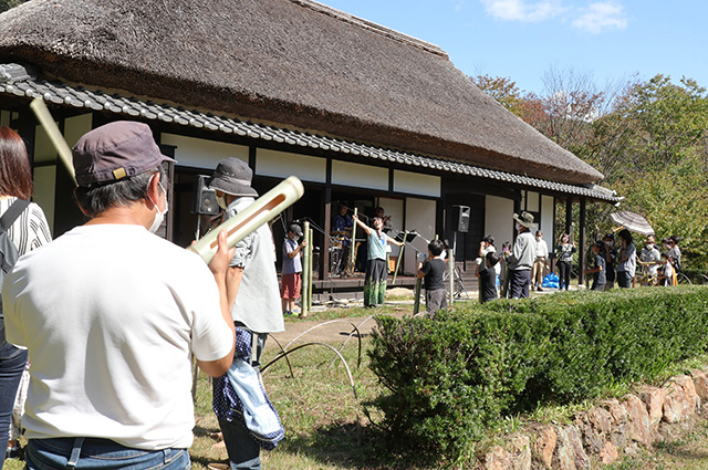 「竹×Sax×Percussion」～竹ギロをつくって演奏に参加しよう～の写真