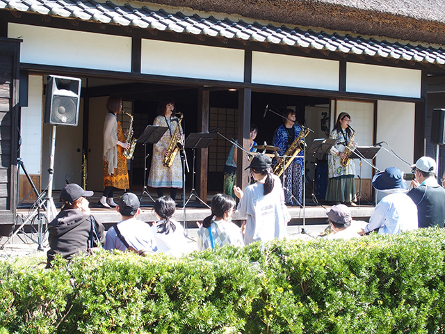 「竹×Sax×Percussion」～竹ギロをつくって演奏に参加しよう～の写真