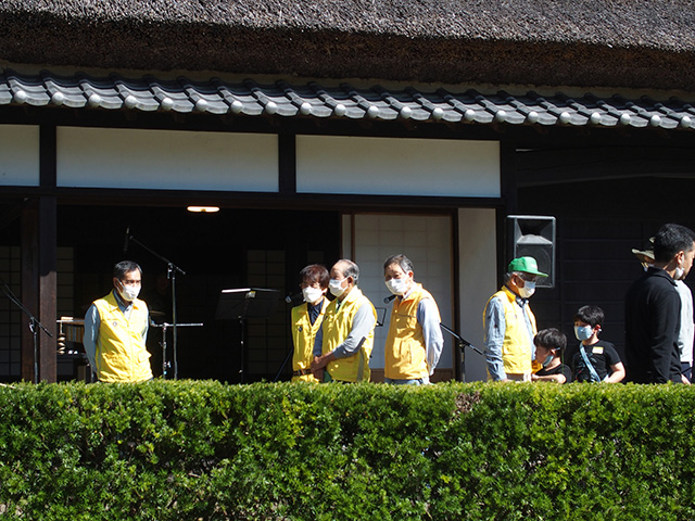 「竹×Sax×Percussion」～竹ギロをつくって演奏に参加しよう～の写真