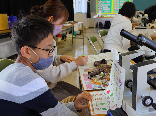 各務野科学ラボ第3回「身近な生き物の観察」の写真