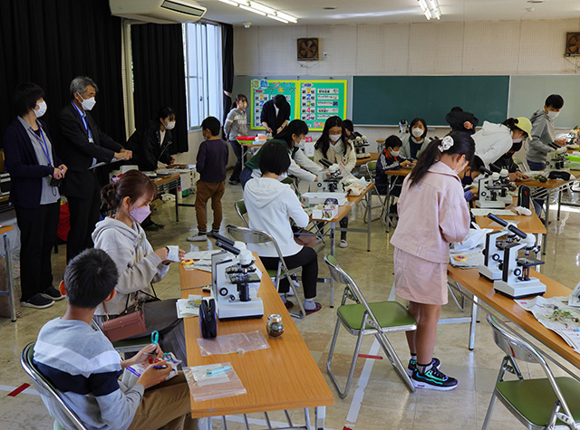 各務野科学ラボ第3回「身近な生き物の観察」の写真