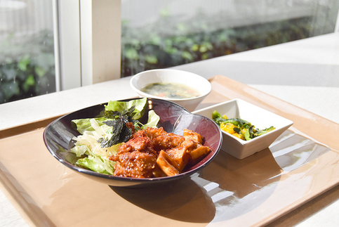 ヤンニョムチキン定食