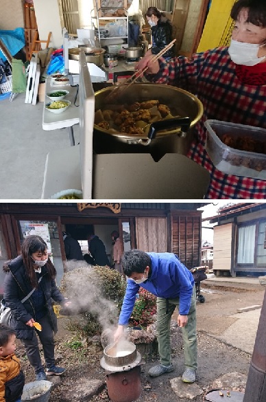 こども食堂の開催に協力する皆さん