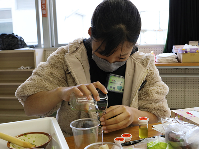 各務野科学ラボ第5回「植物にふくまれる色素の不思議」の画像