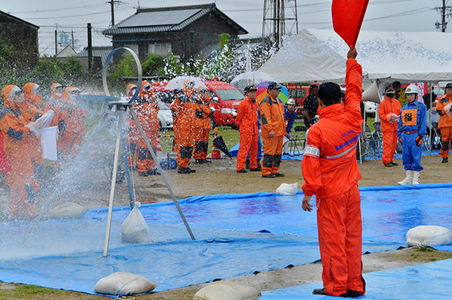 第50回各務原市消防操法大会の写真