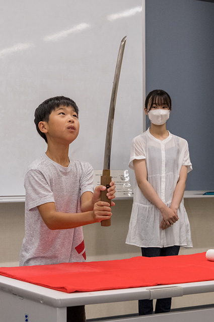 夏休み子ども講座「各務原の戦国時代を学ぼう」の写真