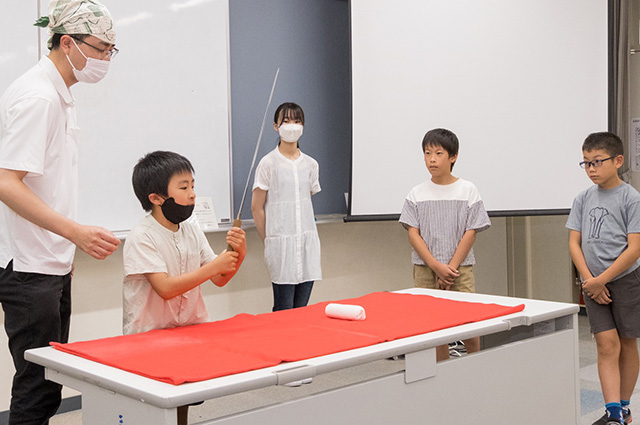 夏休み子ども講座「各務原の戦国時代を学ぼう」の写真