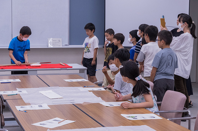 夏休み子ども講座「各務原の戦国時代を学ぼう」の写真