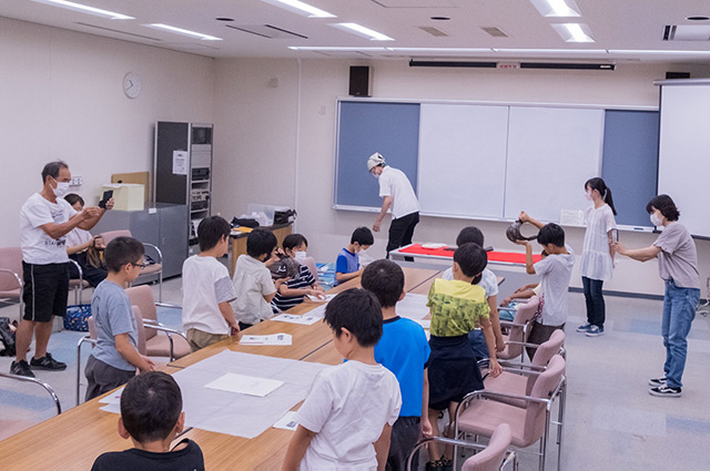 夏休み子ども講座「各務原の戦国時代を学ぼう」の写真