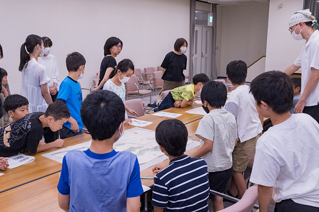 夏休み子ども講座「各務原の戦国時代を学ぼう」の写真