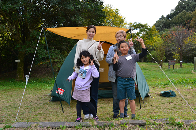 「親子で楽しもう！初めての秋キャンプ！」の写真