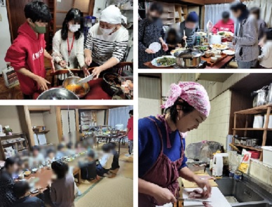 おひさまのおうちの地域食堂の様子