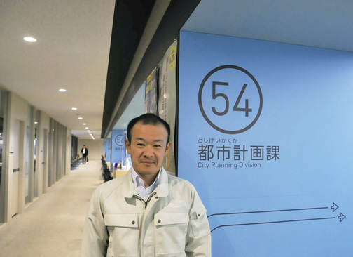 都市計画課所属の土木職の職員