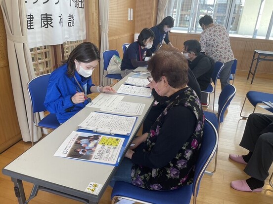 健康相談の様子