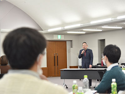 講評する浅野市長の写真