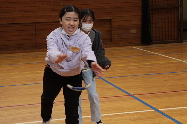 寒中キャンプDE自然遊びの写真