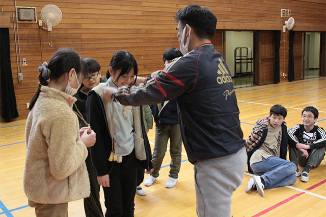 寒中キャンプDE自然遊びの写真