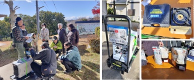 予行訓練のようす