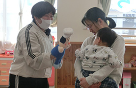 そはら子ども館でのばぁばじぃじの写真