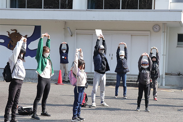 家族で伊木山トレッキングの写真