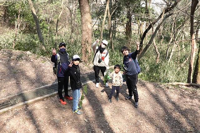 家族で伊木山トレッキングの写真