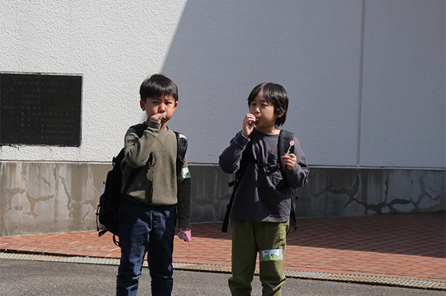 家族で伊木山トレッキングの写真