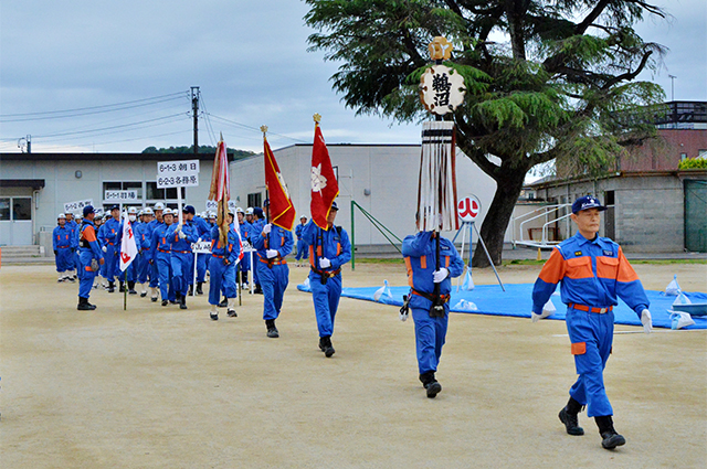 第51回各務原市消防団鵜沼地区 消防操法大会の写真