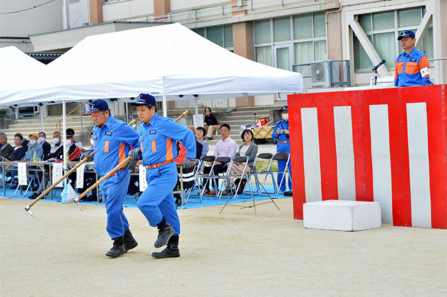 第51回各務原市消防団鵜沼地区 消防操法大会の写真