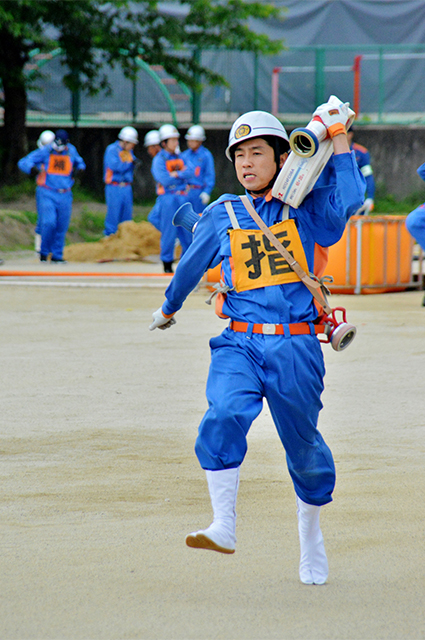 第51回各務原市消防団鵜沼地区 消防操法大会の写真