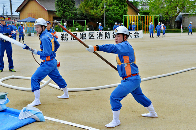第51回各務原市消防団鵜沼地区 消防操法大会の写真