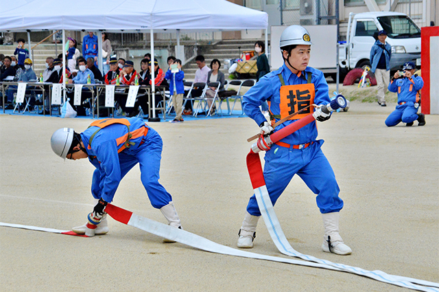 第51回各務原市消防団鵜沼地区 消防操法大会の写真