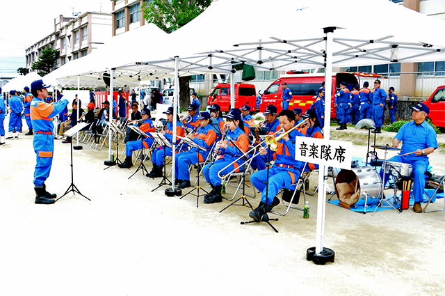 第51回各務原市消防団鵜沼地区 消防操法大会の写真