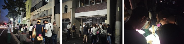 活動拠点をめぐる参加者たち