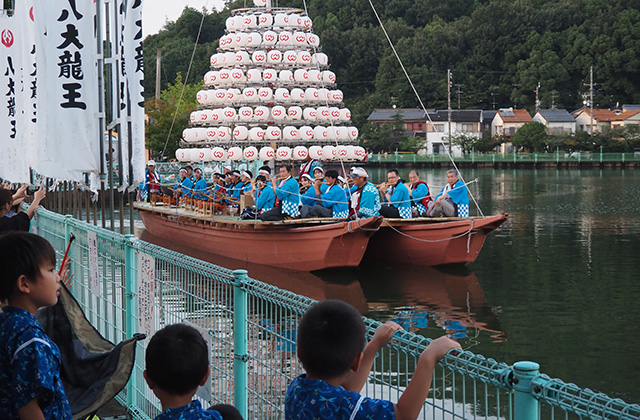 第36回おがせ池夏まつり花火大会の写真