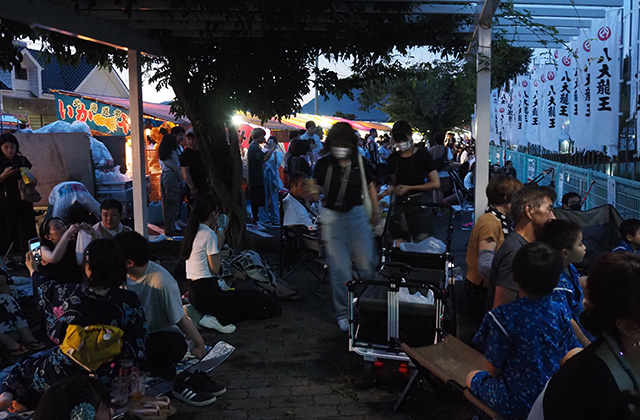 第36回おがせ池夏まつり花火大会の写真